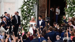 Federica Pellegrini sposa: il lancio del riso e l’affetto della città