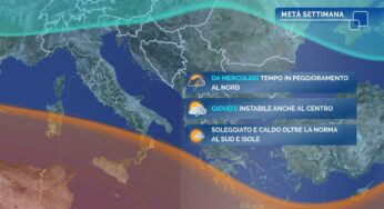 Meteo: Anticiclone in rinforzo, torna il caldo intenso. Da metà settimana temporali