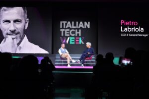 Pietro Labriola, CEO di TIM all’ Italian Tech Week a Torino