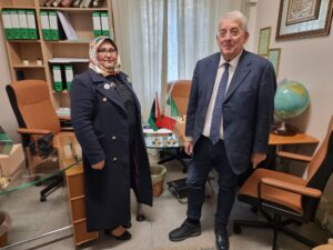 Roma, sindaco di Diamante Ernesto Magorno visita la Scuola Libica